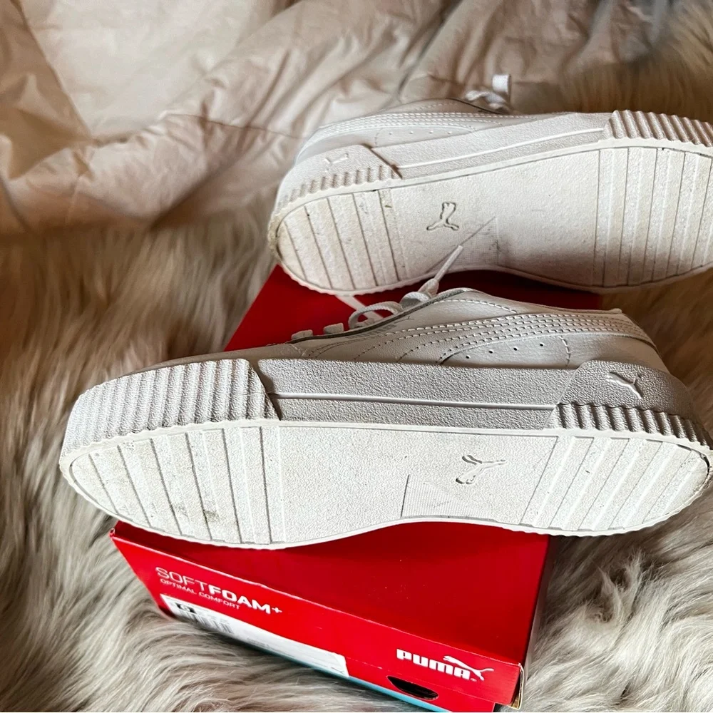 Puma white sneaker soft form, Mint Condition. - Picture 7 of 14